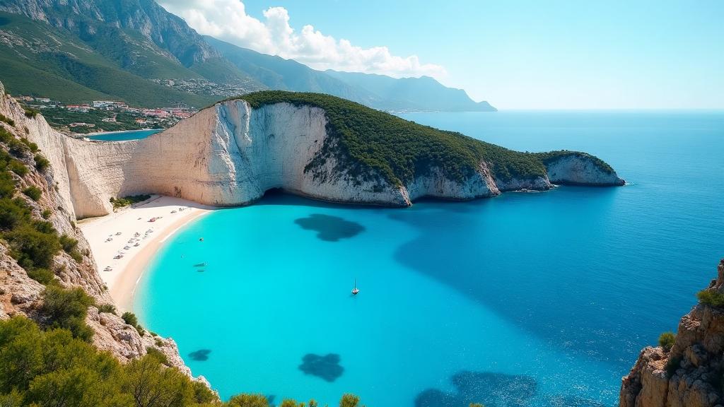 Kefalonia Mediterranean sea